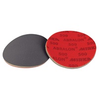 500 Grit, 6" Dia Hook & Loop Sanding Disc, ea